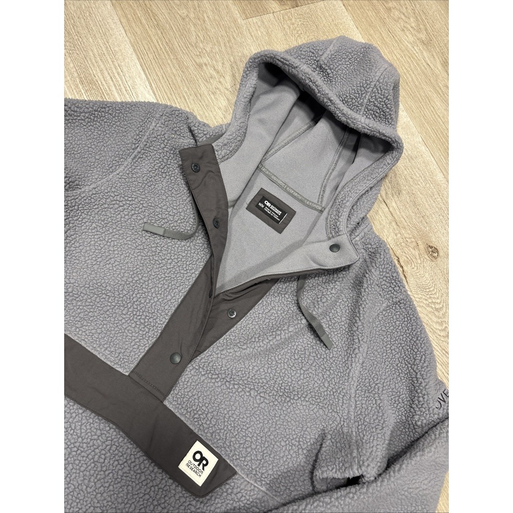 Outdoor Research Women's Packwood Fleece Pullover Hoodie UPF 30 Medium